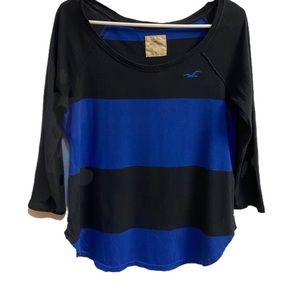 Hollister 3/4 Sleeve Striped Shirt